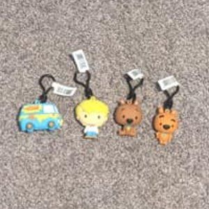 Scooby Doo Chibi Figural Bag Clips